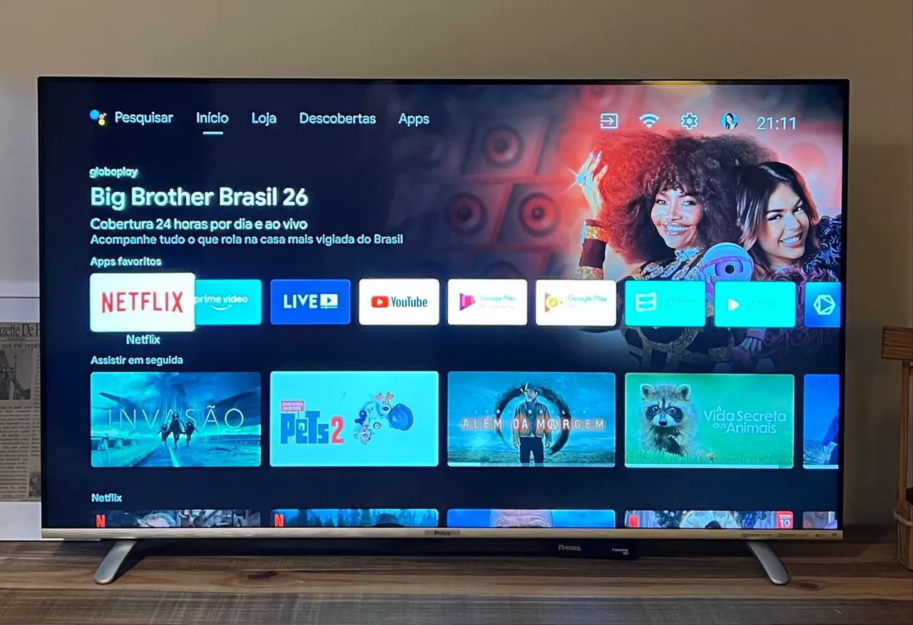 TV smart 55 polegadas