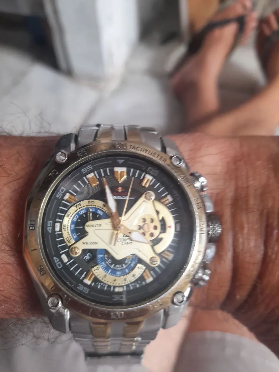 Vendo um relógio casio cronógrafo funcionando perfeitamente  - Foto 5