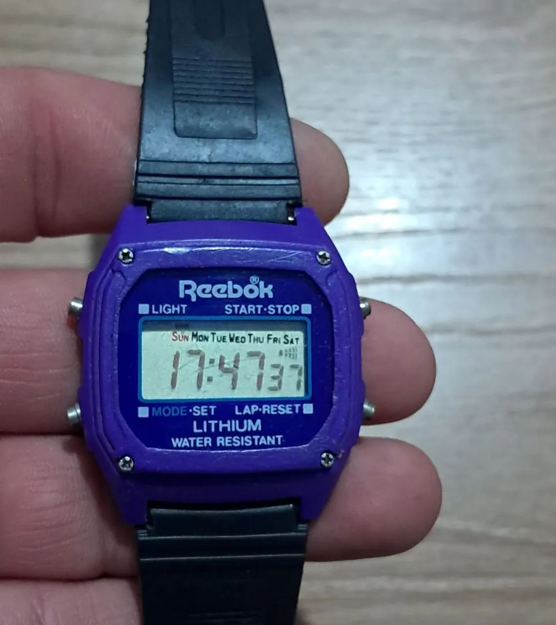 Lote 3 relogio Euro, Casio, Reebok - Foto 5
