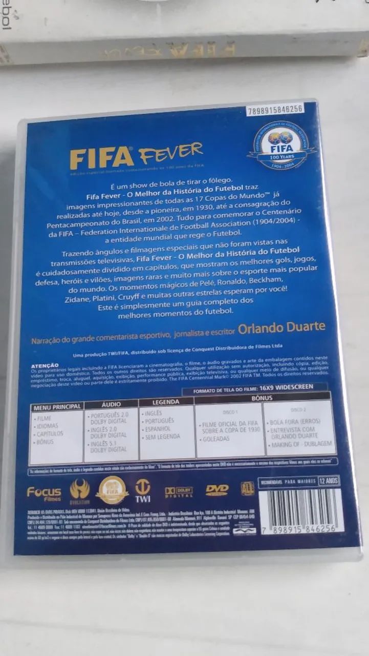 DVD duplo original FIFA fever ótimo estado.  - Foto 5