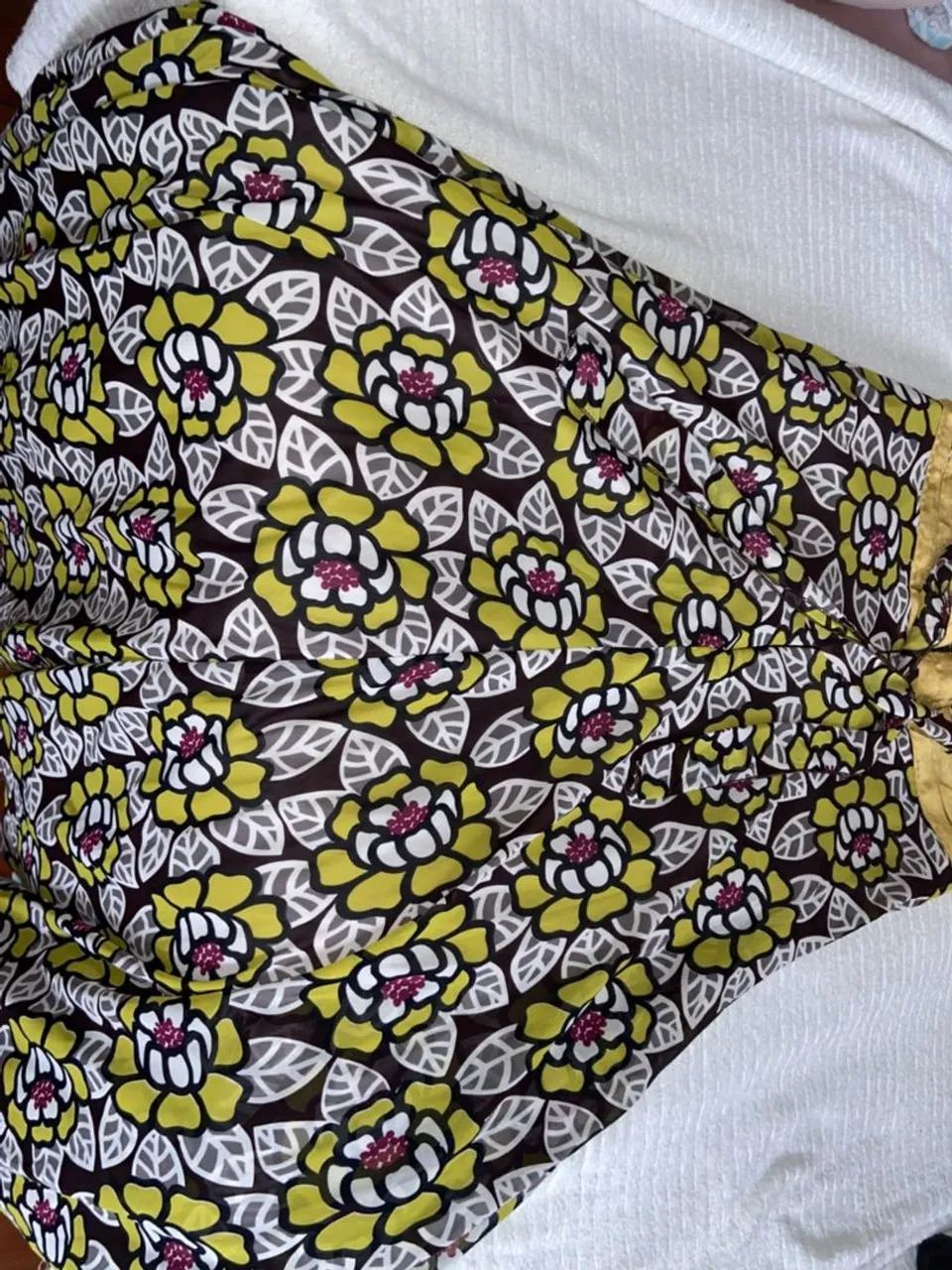 VESTIDO VINTAGE LINDO AMARELO - Foto 3