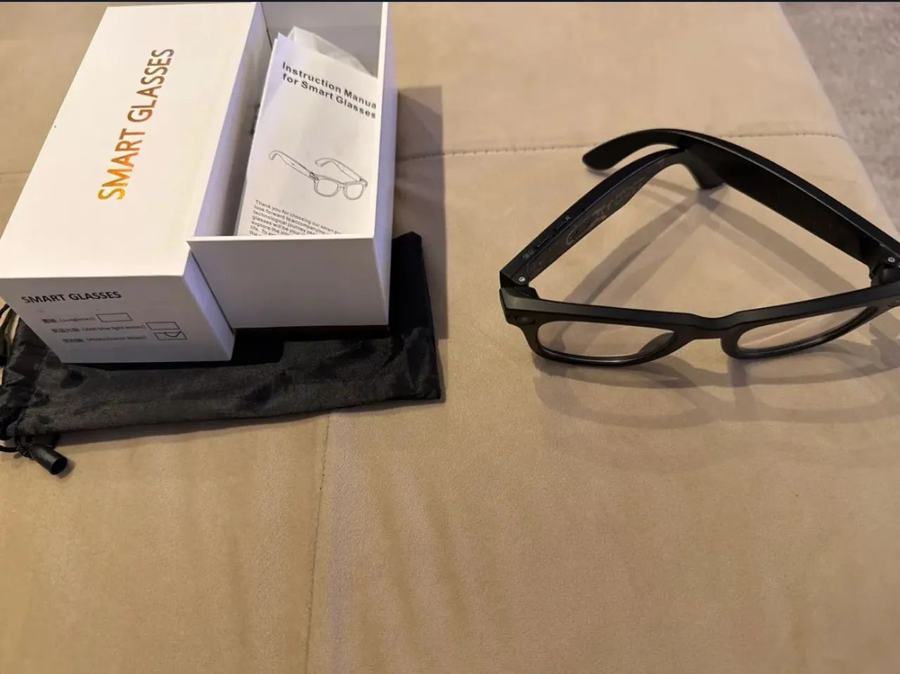 Vendo oculos (Smart Glass) de gravacao 720p novo