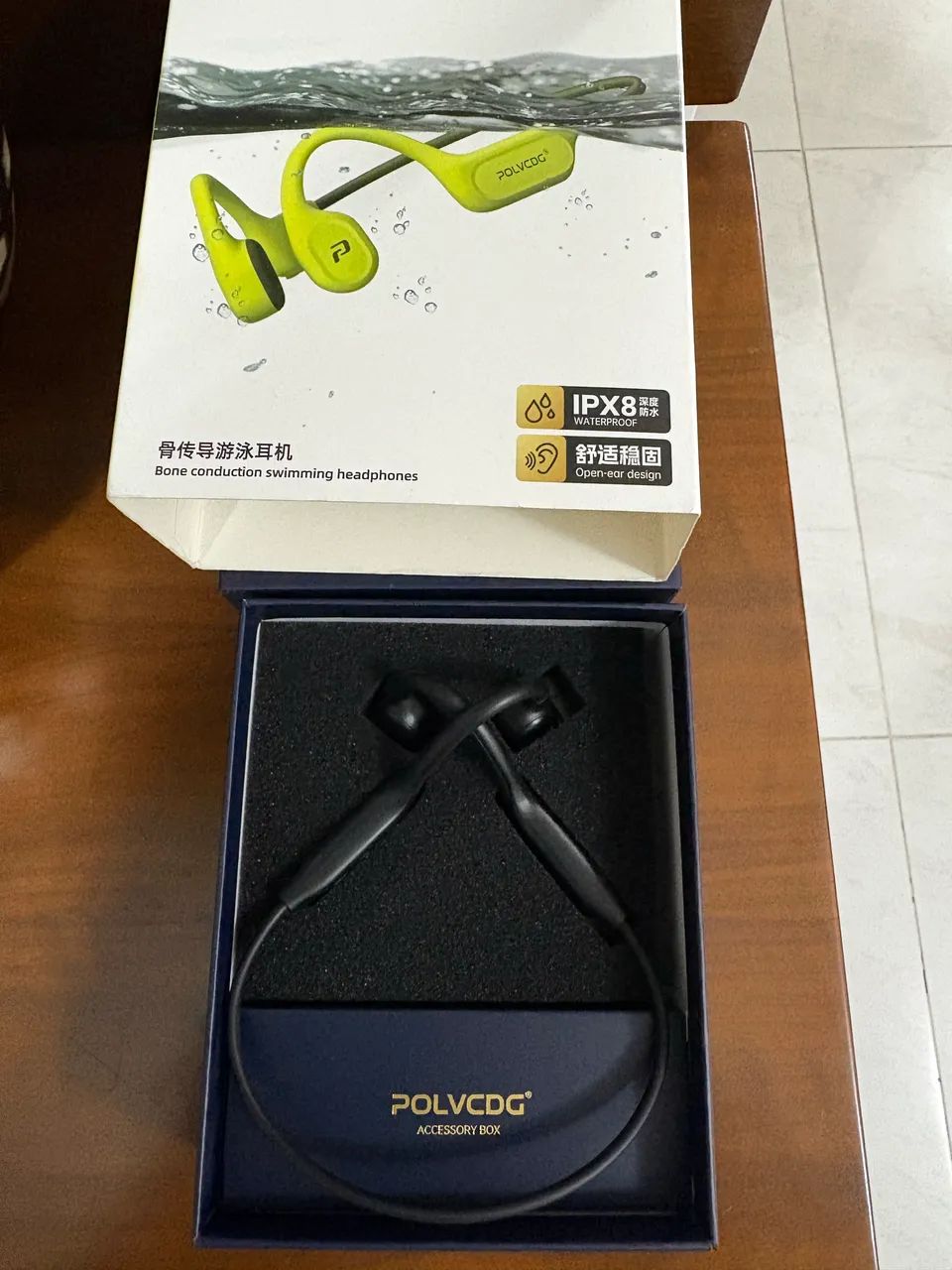 Fone Bluetooth condução óssea POLVCDG