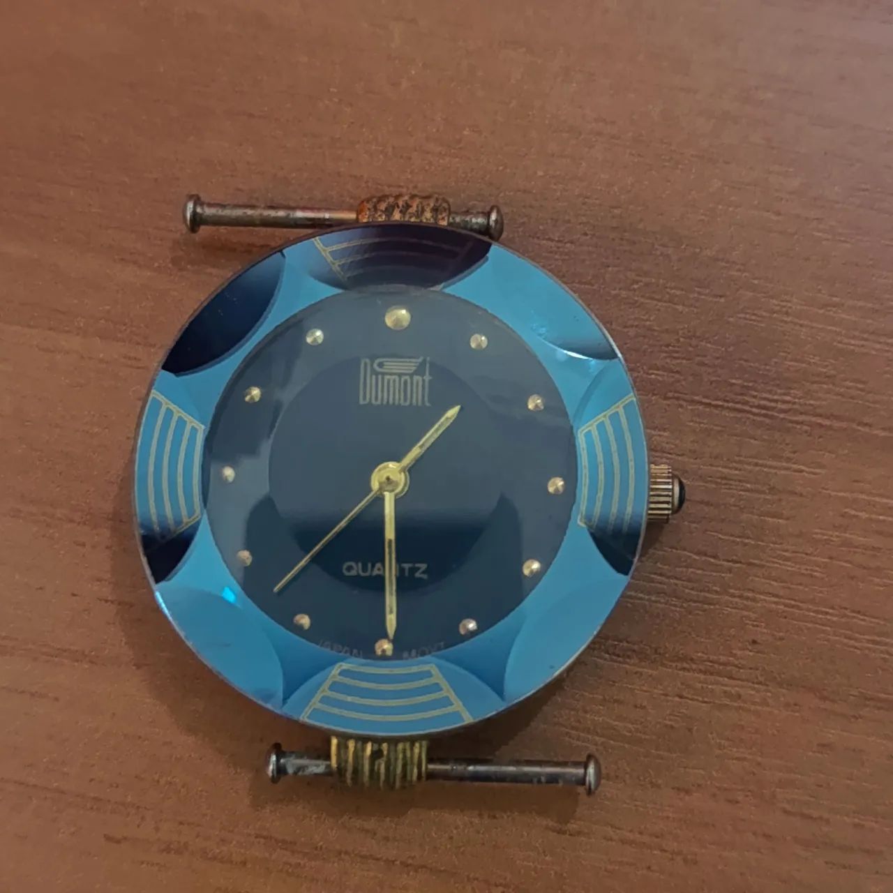 Relógio DUMONT Quartz Azul Lapidado Sem pulseira  - Foto 2