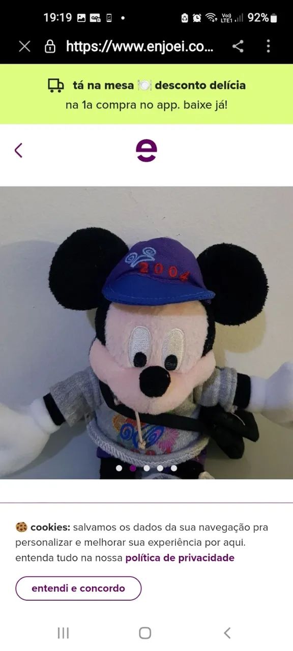 Mickey turista original Disney 2004 - Foto 3