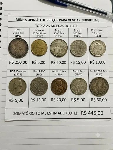 Moedas e Cédulas Antigas para Colecionadores - Foto 2