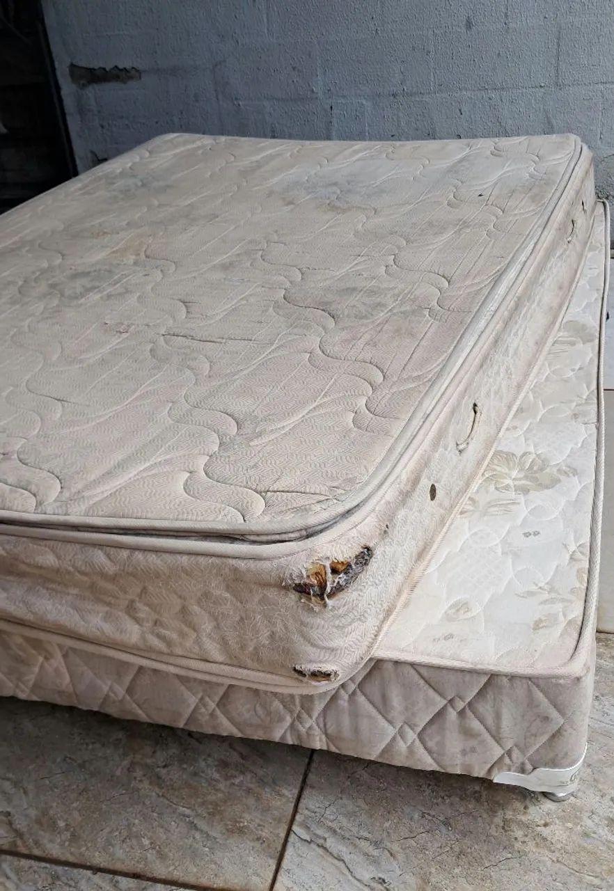 Cama box com colchao - Faço Entrega  - Foto 3