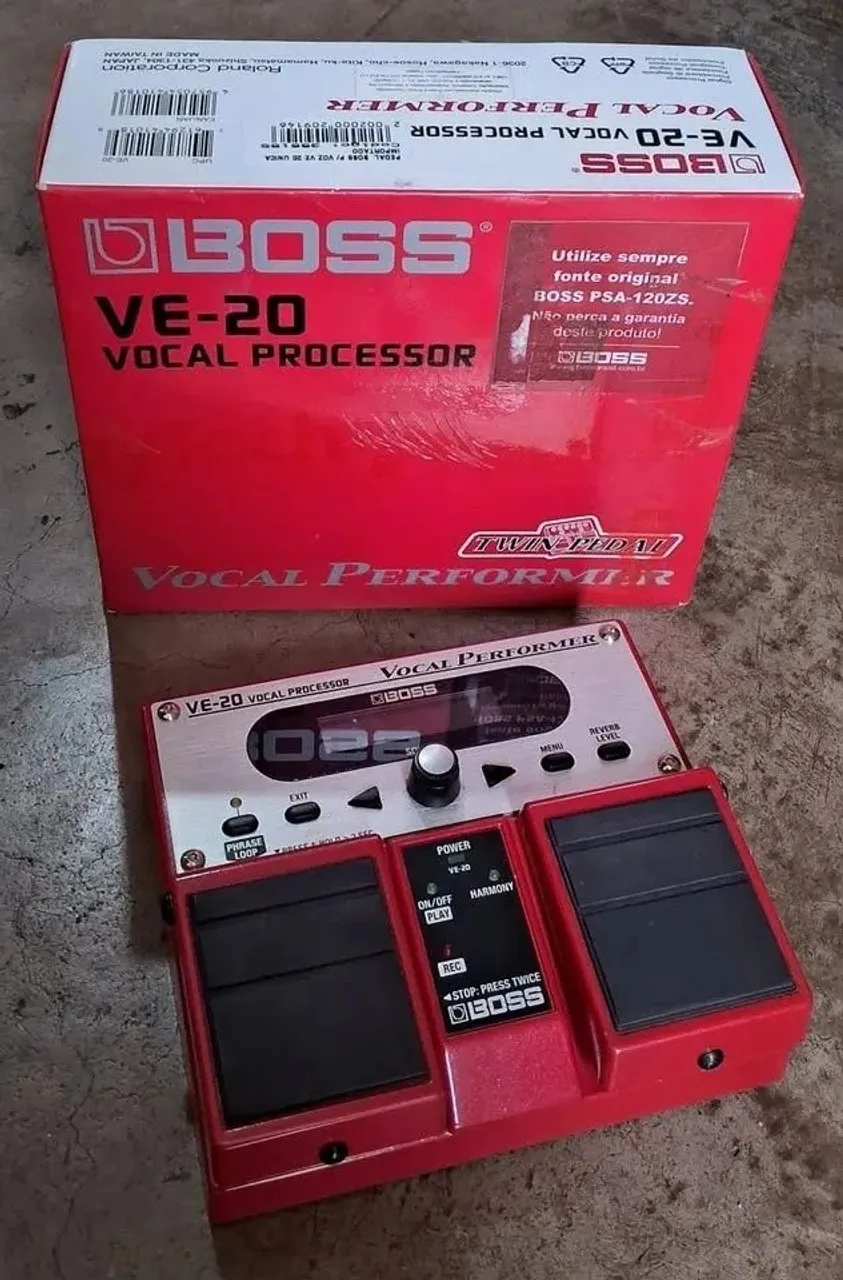 Pedal Boss VE-20 Vocal Performer - Instrumentos musicais - Cidade