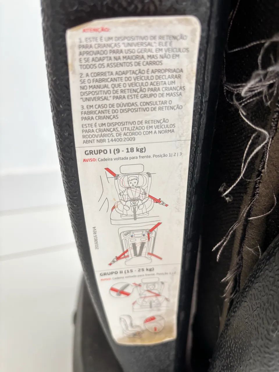 Cadeirinha de bebê para carros- usada