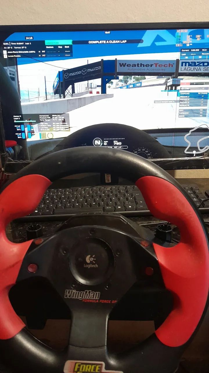 Volante Logitech Wingman Force Feedback - Aceito Oferta - Foto 2