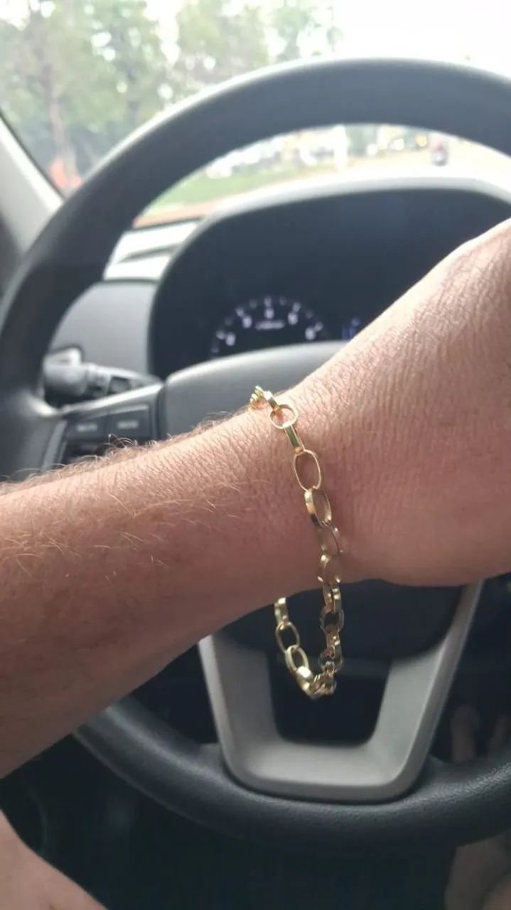 Pulseira de ouro 18K 7.3g - Foto 3