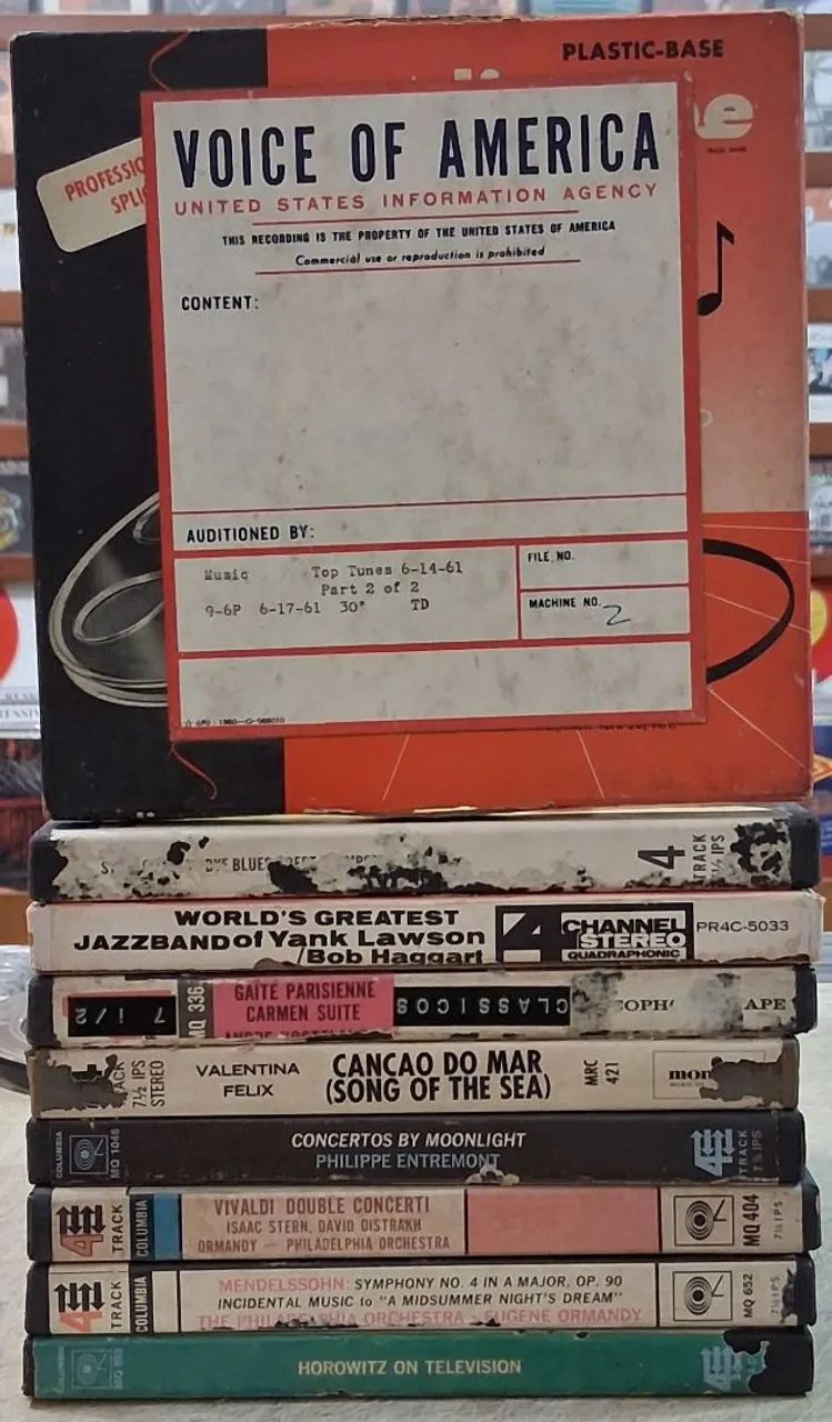 Vendo 52 fitas de rolo 7 polegadas, estilos variados. Uma lacrada. - Foto 2