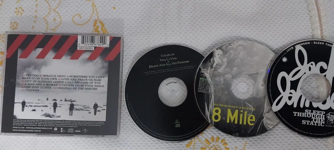 Lote de CDs U2, Coldplay, 8 Mile, Jack Johnson - Foto 2