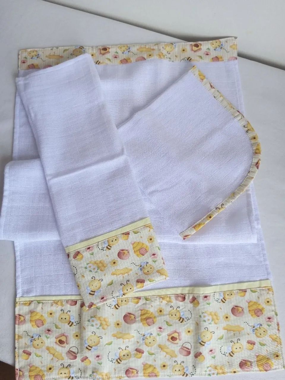 Kit com 3 peças enxoval de bebê  - Foto 3