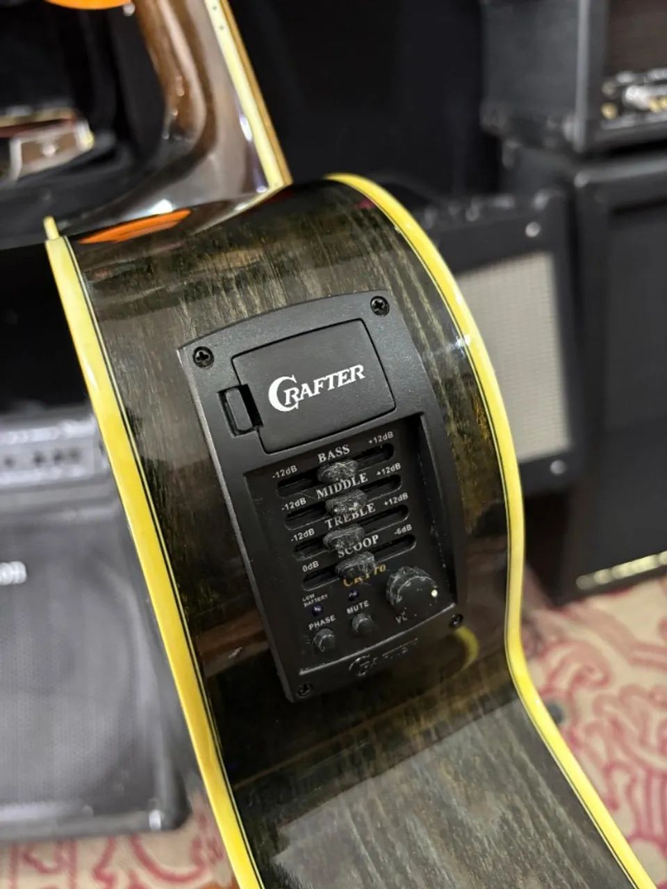 Baixolão Crafter Ba 580 eq 5 cordas made Korea - Usado - Foto 4