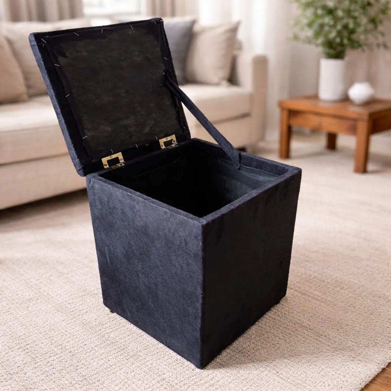 Puf baú conforto e estilo  - Foto 2