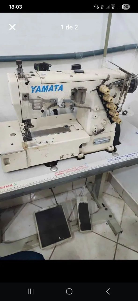 Vendo colarete industrial semi nova  2.500