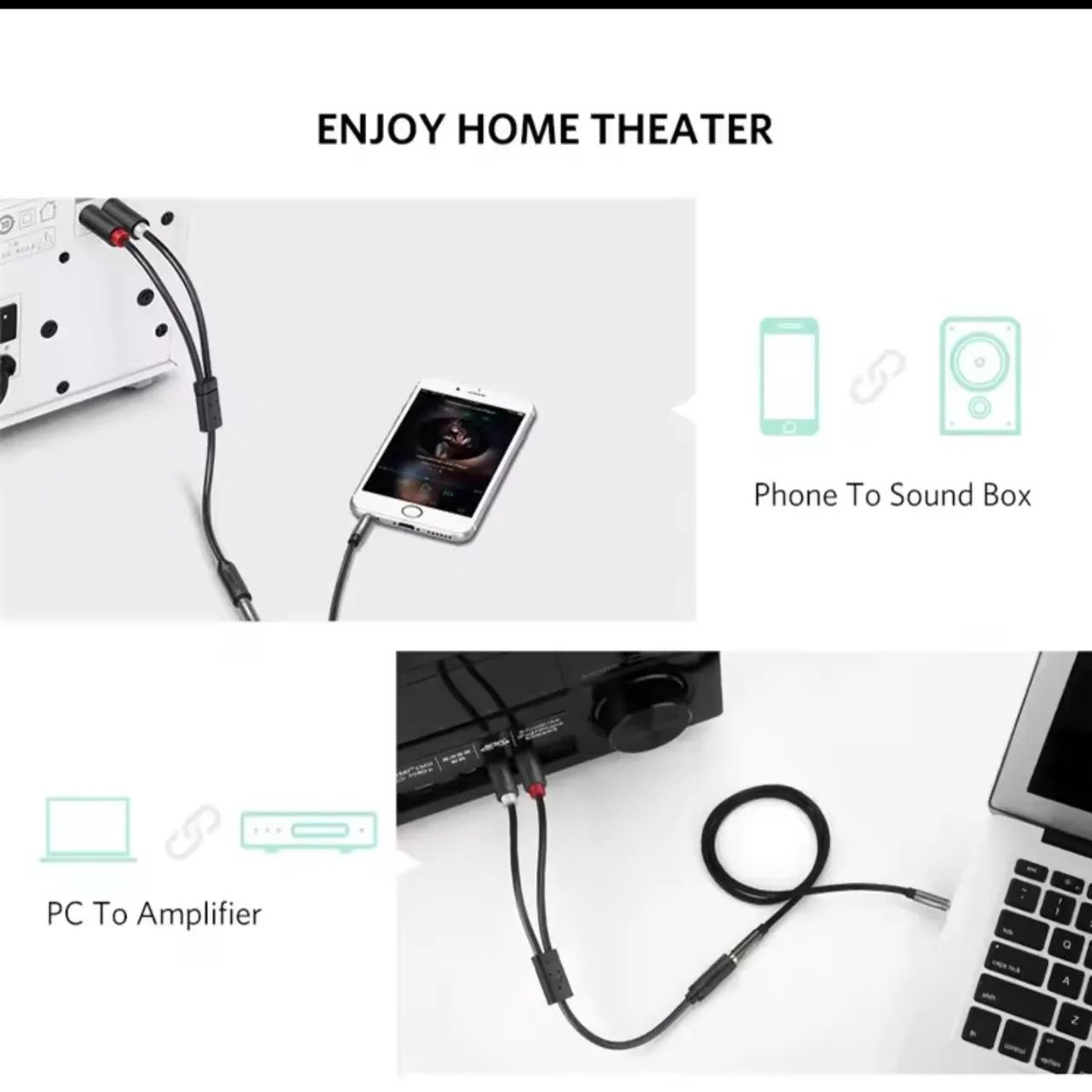 Cabo P2 RCA Ugreen - Foto 3