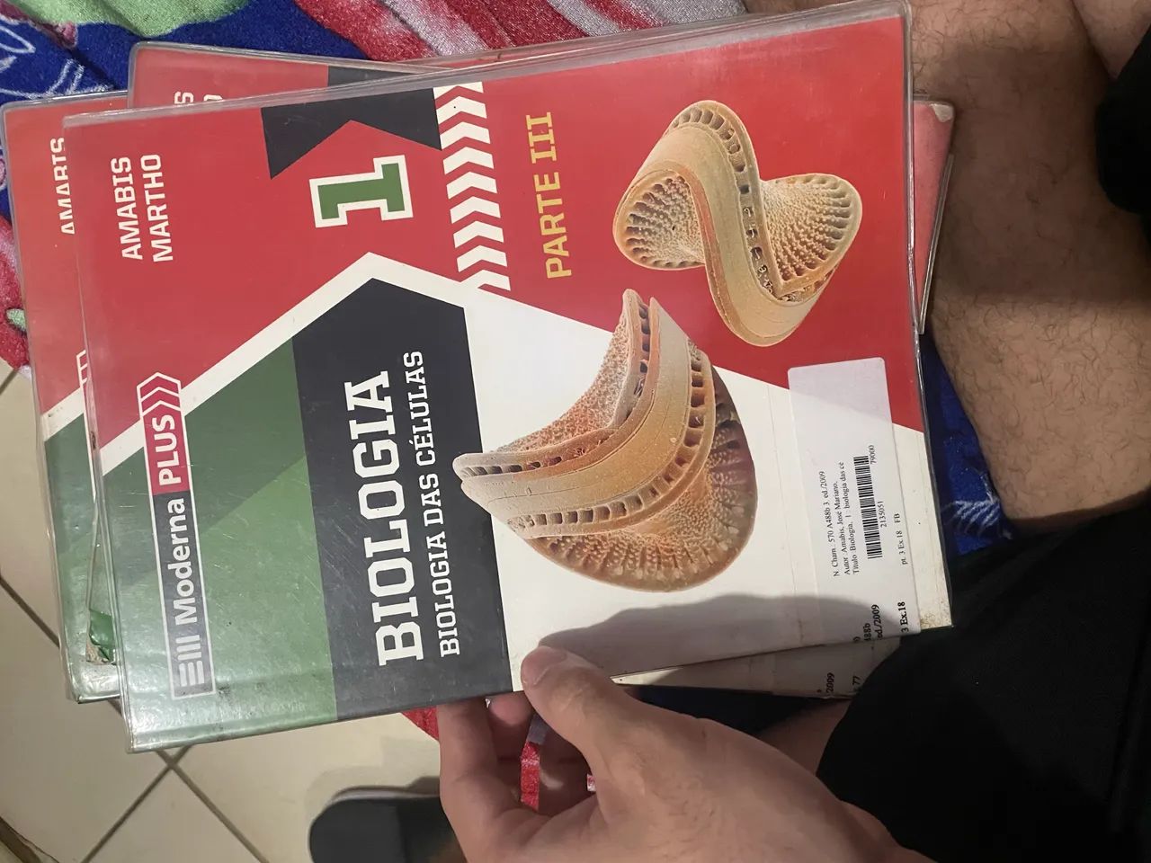 kit Moderna Plus - Biologia 1 - Amabis e Martho | perfeito estado - Foto 5