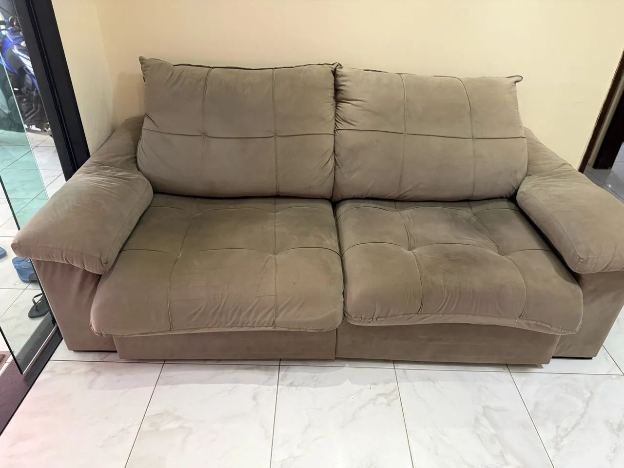 ? Sofá Retrátil e Reclinável 2,30m com Pillow Top - Foto 3