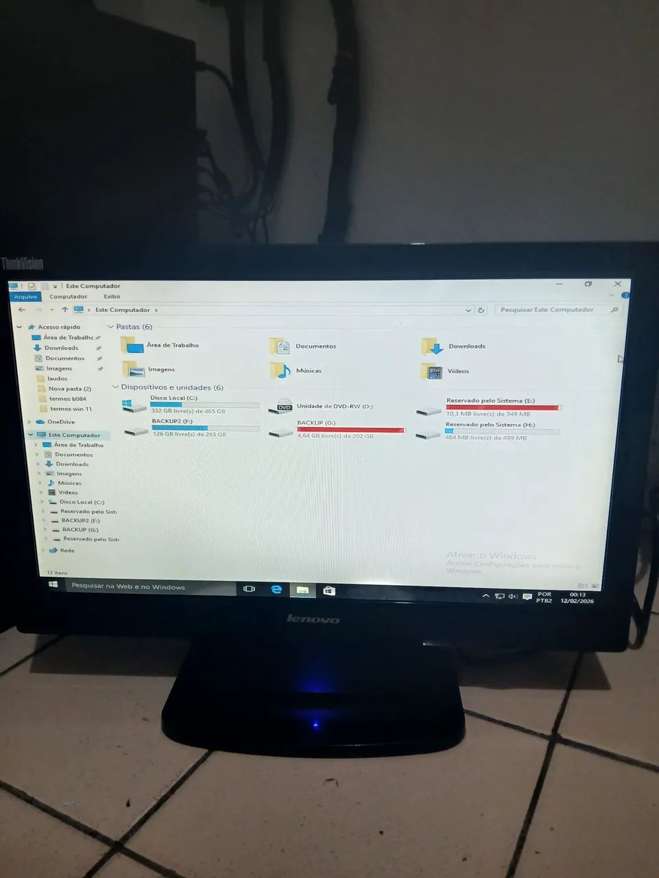 MONITOR LENOVO 20 POLEGADAS  - Foto 4