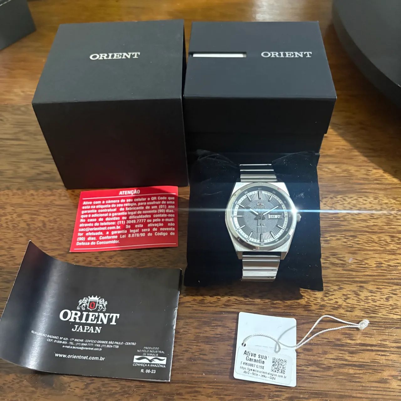 Relógio orient 3 estrelas automático 42 mm - Foto 4