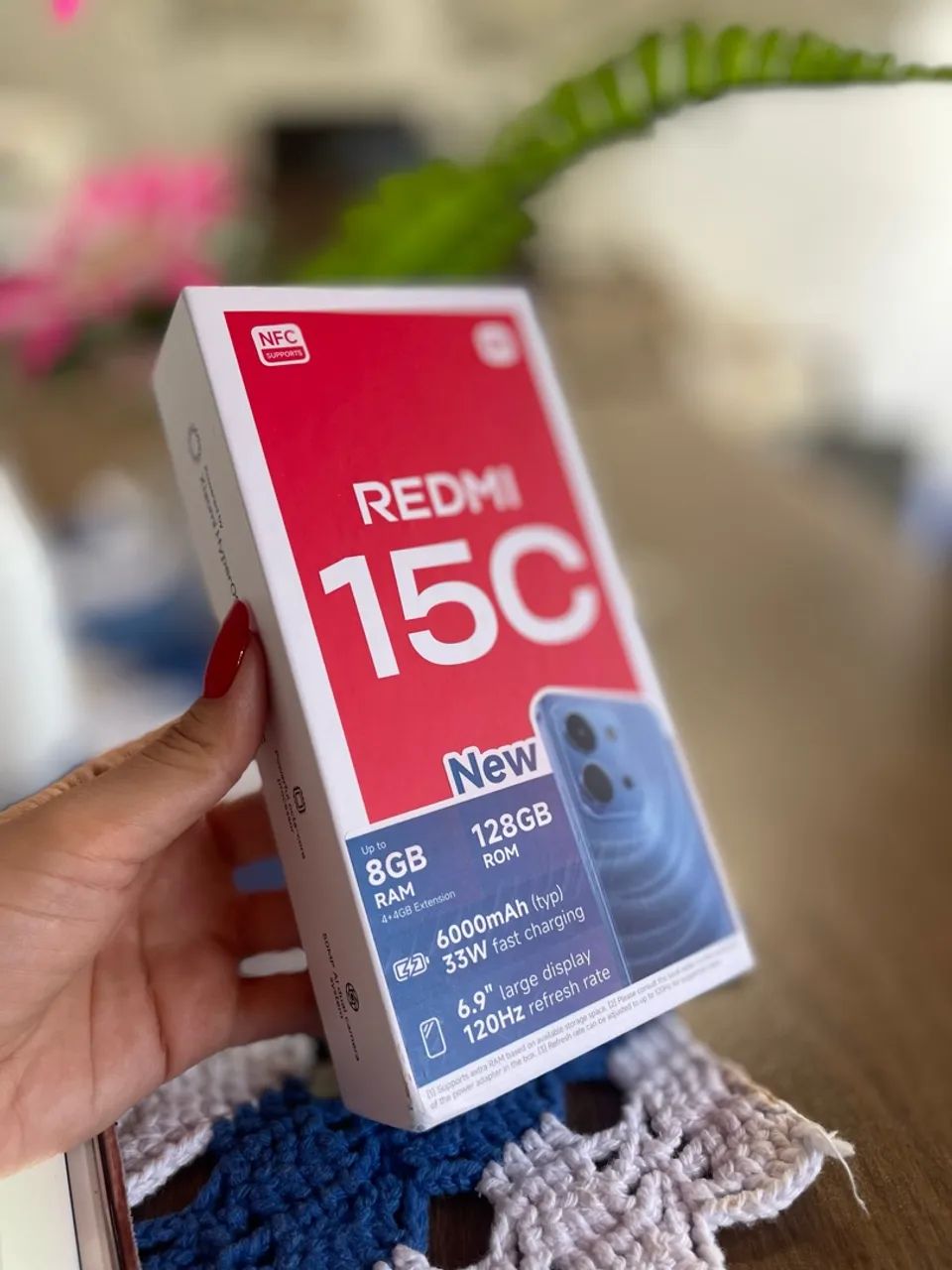 REDMI 15C MIDNIGHT BLACK 128GB LACRADO