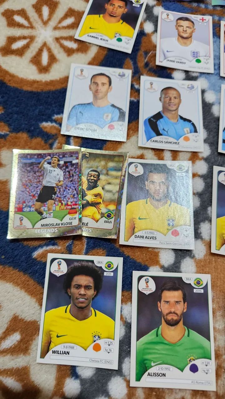 Figurinhas copa do mundo Rússia 2018 e Qatar 2022