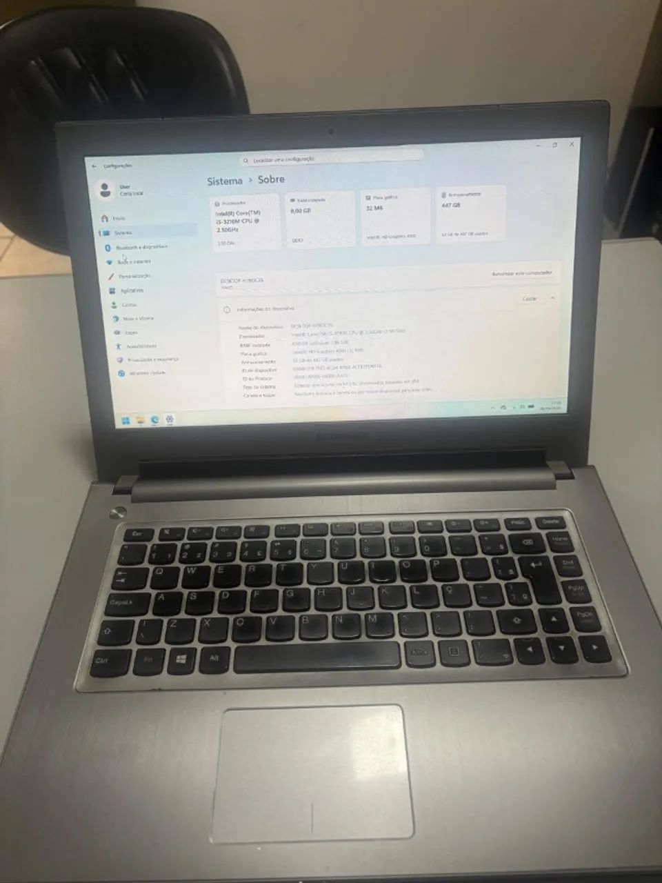 Notebook Lenovo I5