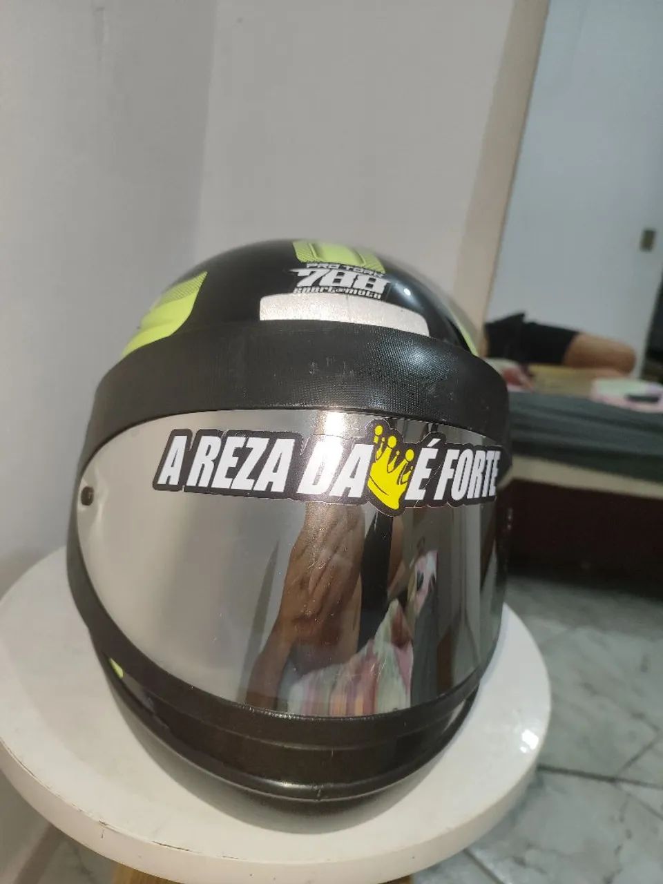 Capacete usado porém bem cuidado  - Foto 2