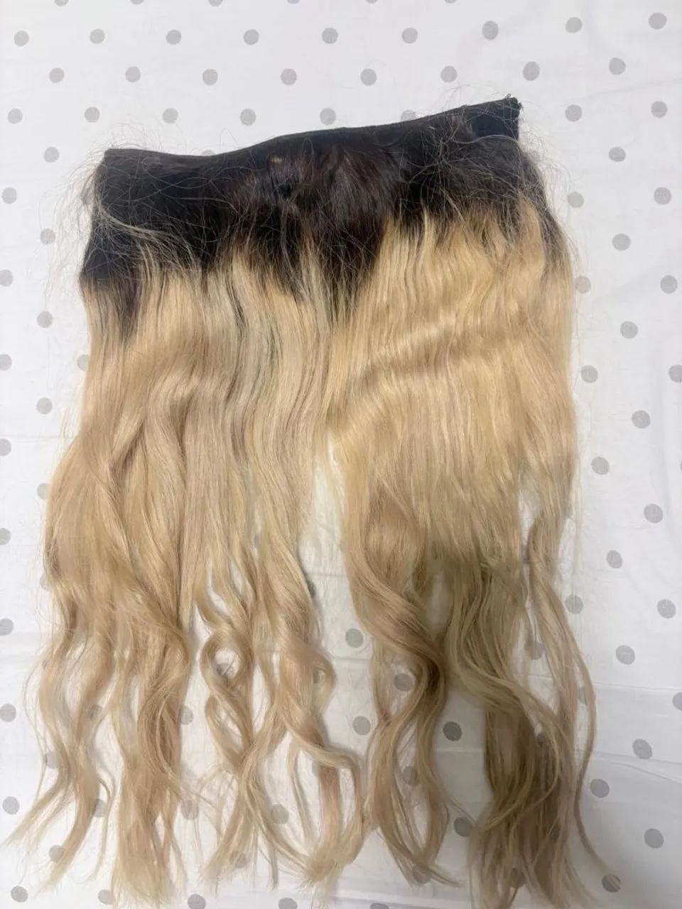 Mega de cabelo humano ja na rede com tic tac 47cm. - Foto 2