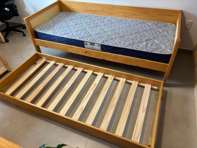 CAMA-SOFÁ COM PALHINHA E COM CAMA INFERIOR TOK STOK - Foto 2