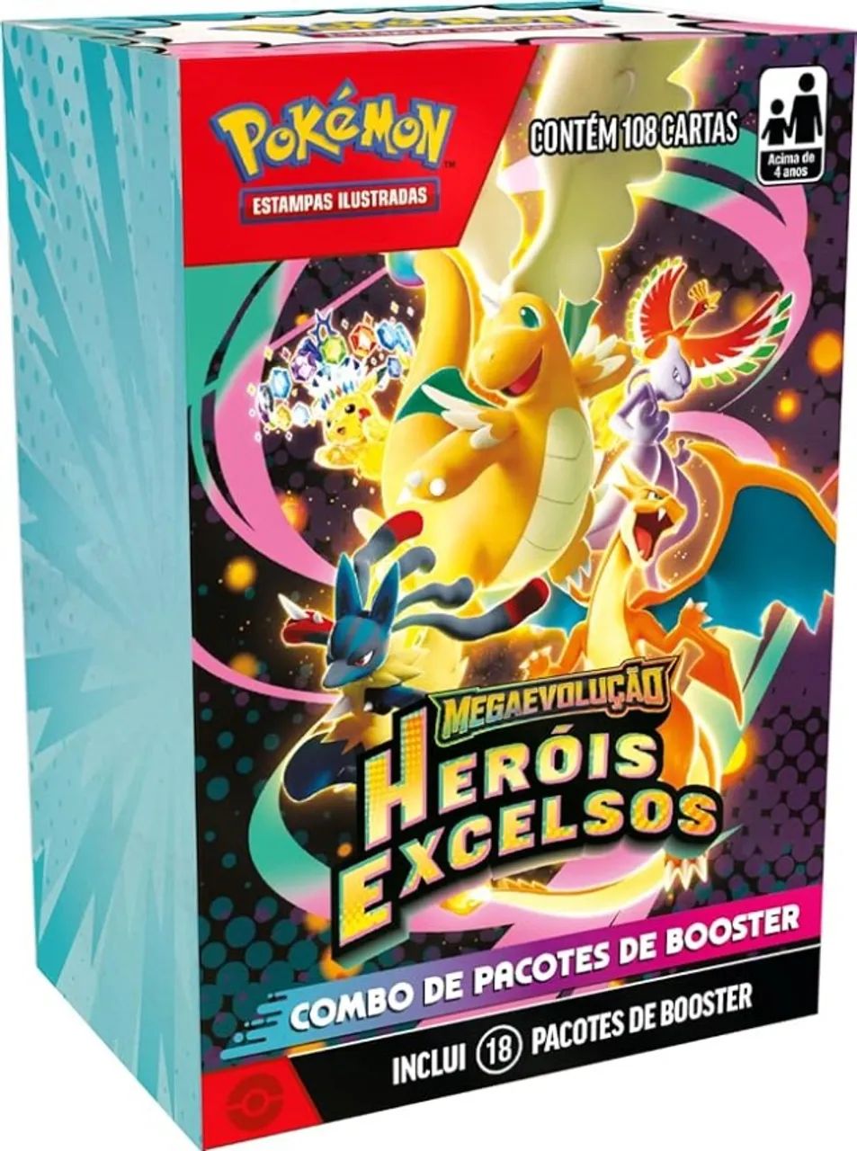 Pokémon TCG: Booster Box Heróis Excelsos - Hobbies e coleções
