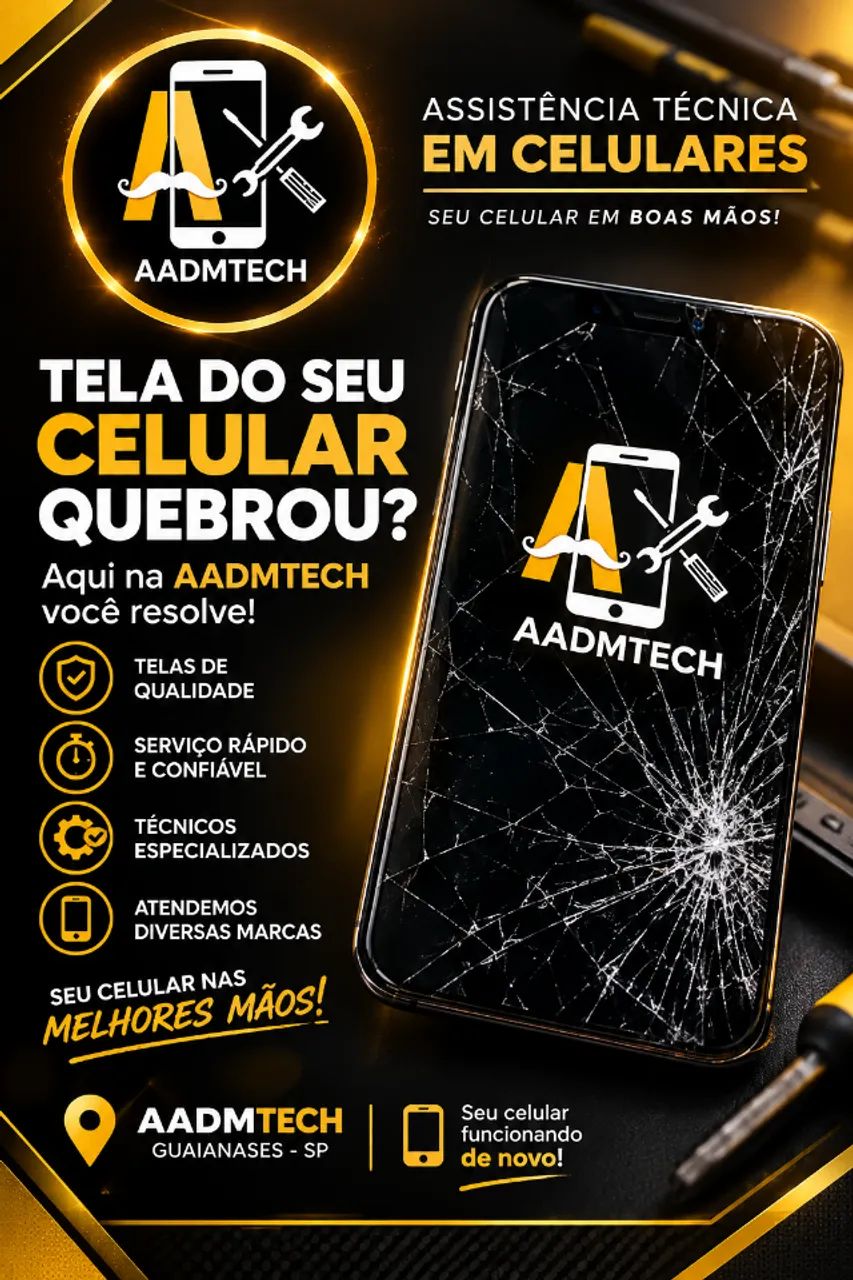 Troca de Tela de Celular |  AADMTECH Guaianases