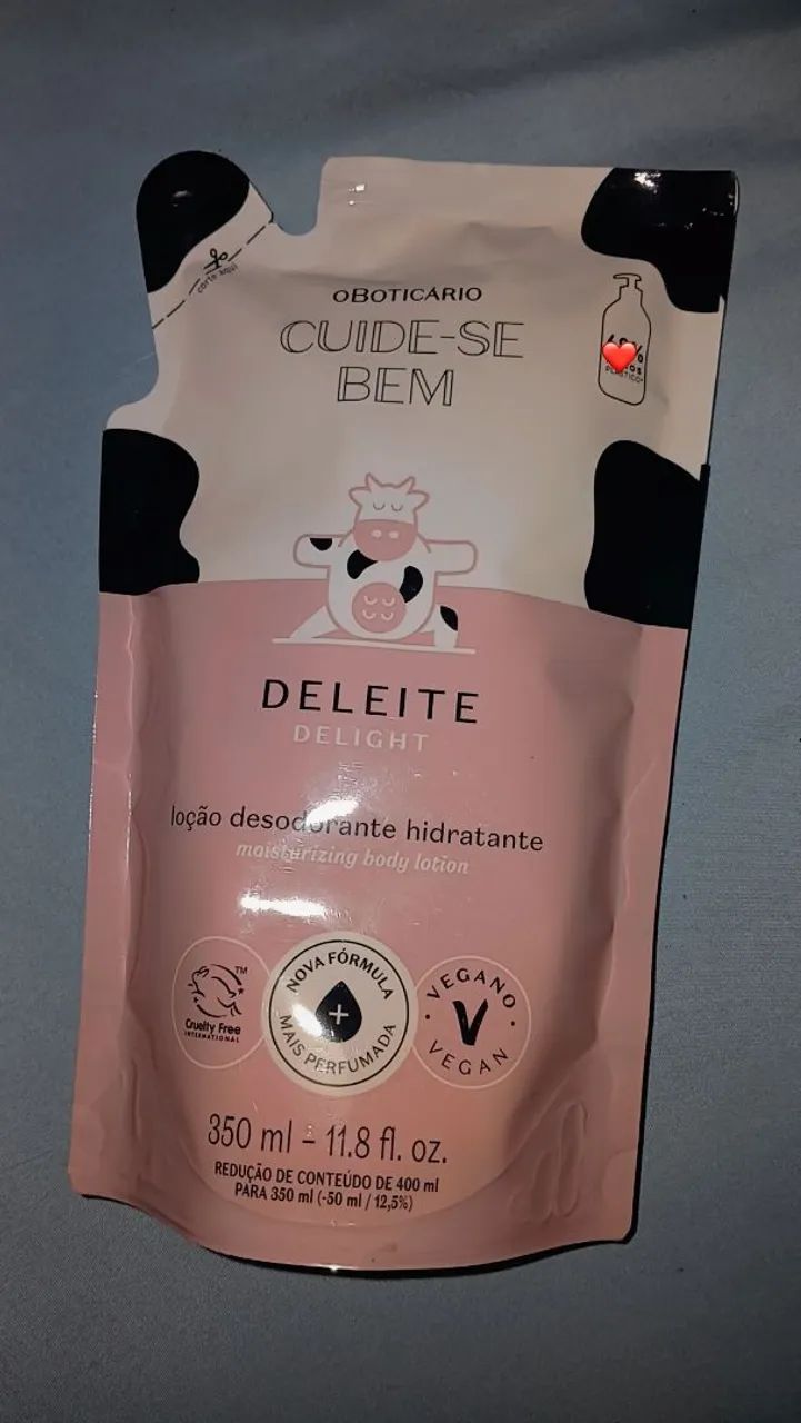 refil de creme corporal de leite
