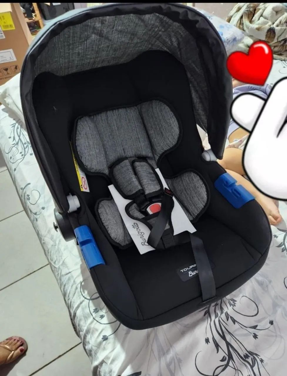Combo- Carrinho mais bebê conforto  - Foto 4