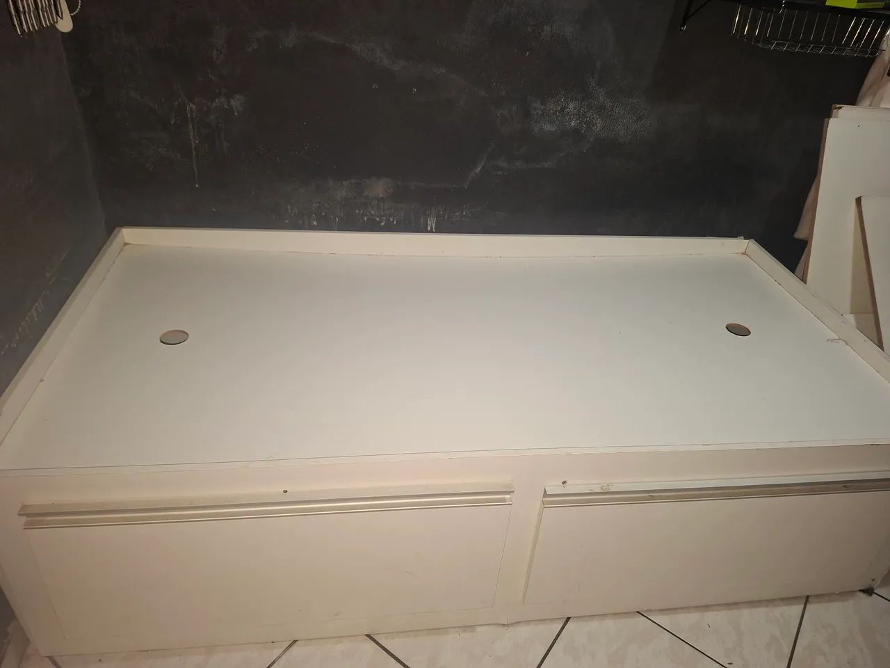 Cama solteiro com dua gavetas grandes - Foto 3