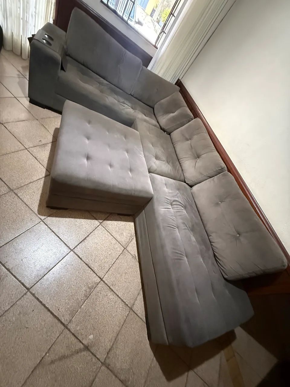 Sofá de Canto em L - 5 Lugares - Foto 4