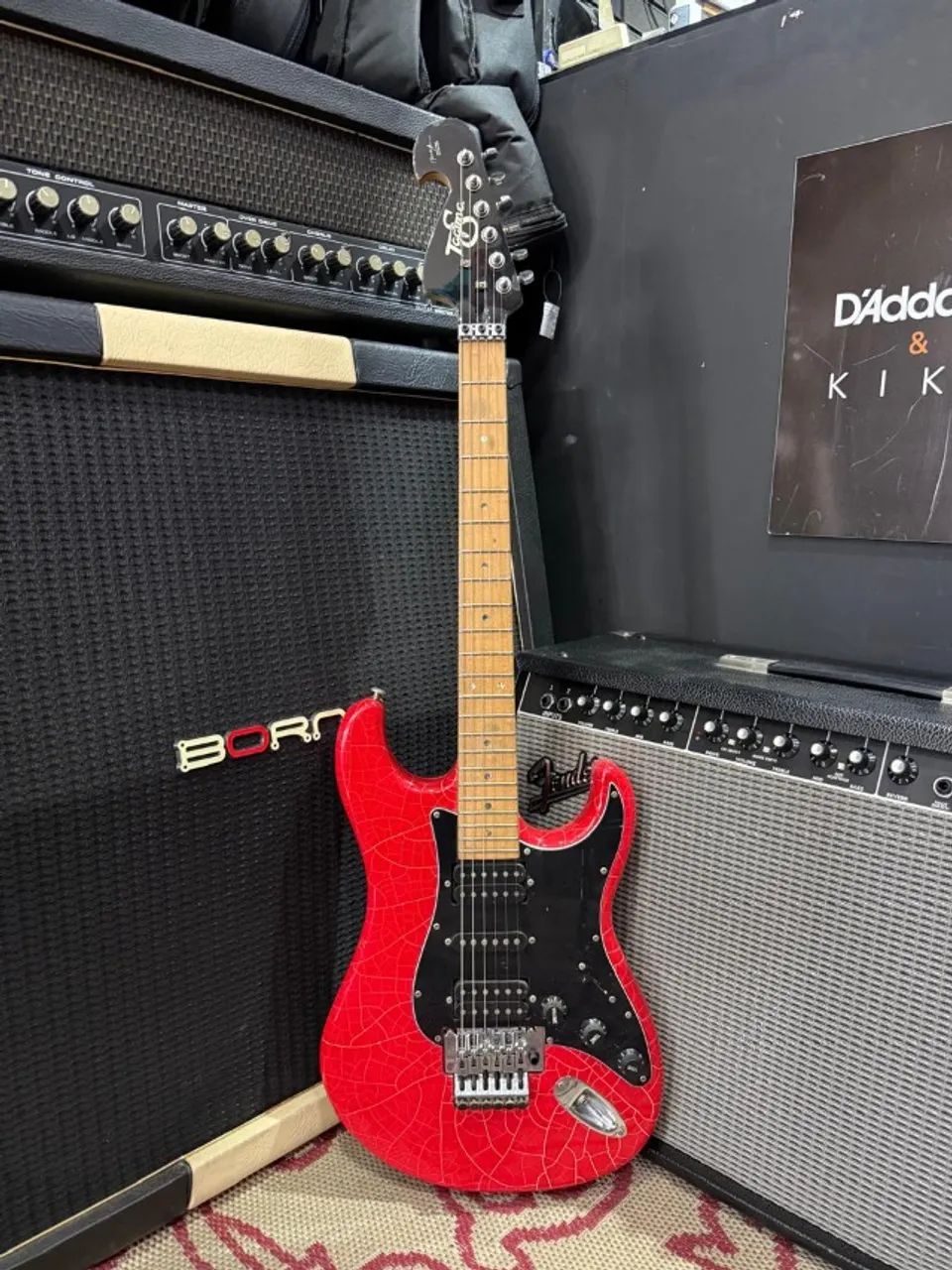 Guitarra Tagima Juninho Afram Ja2 Floyd - Usada - Foto 2