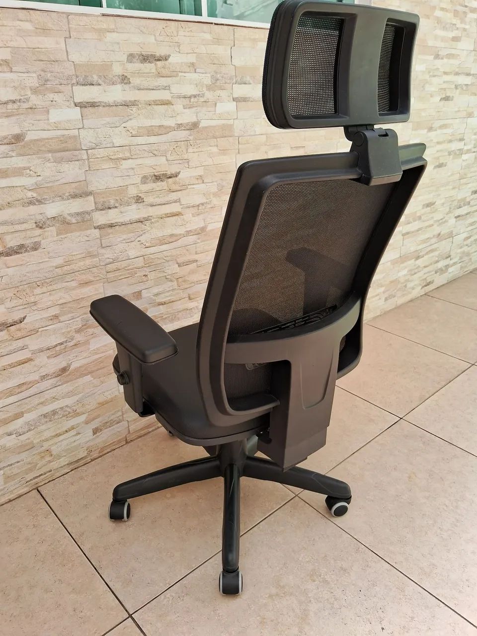 Cadeira de Escritório Presidente Brizza giratória - Foto 5