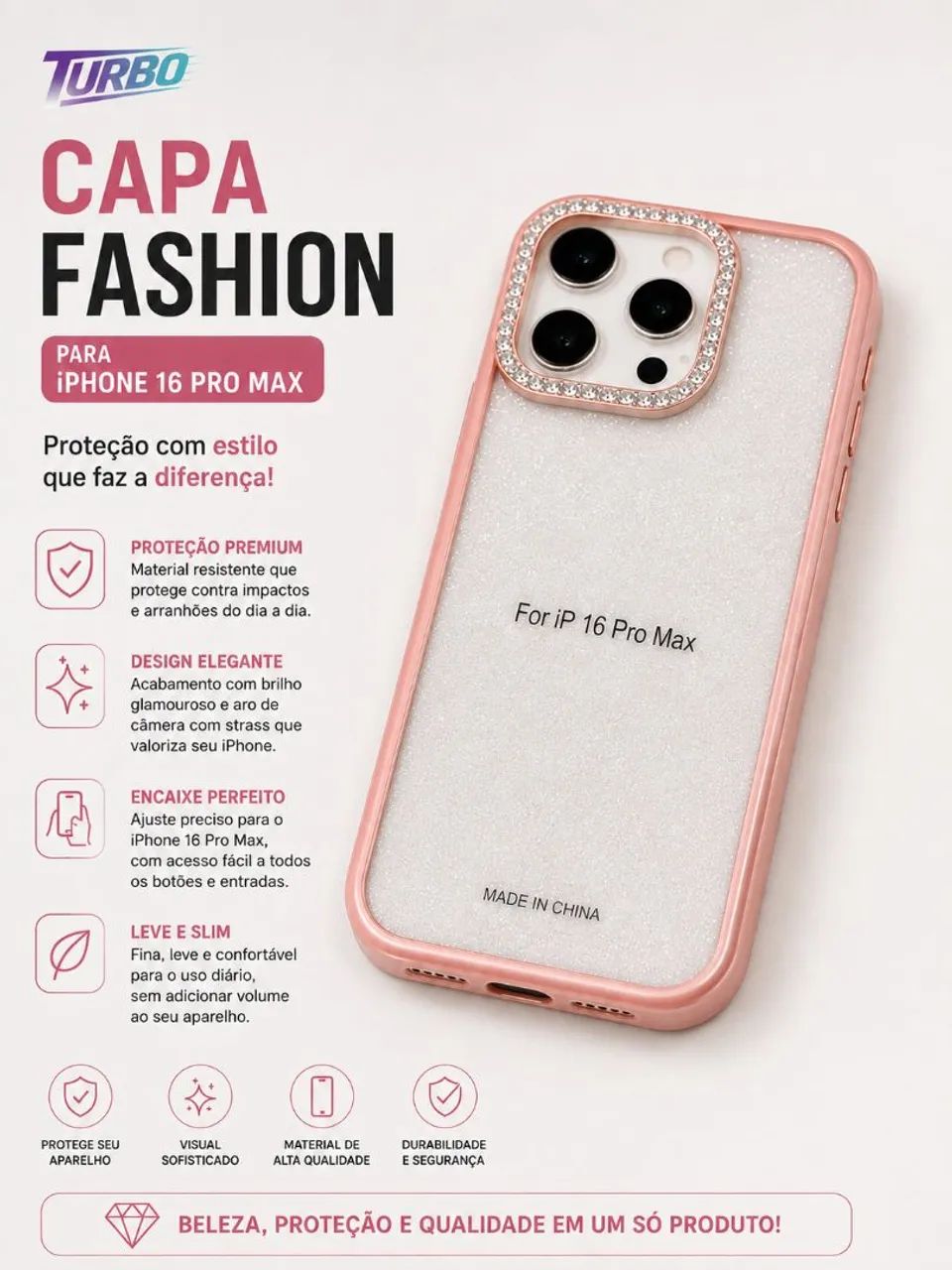 Capinha de celular 16 pro Max 