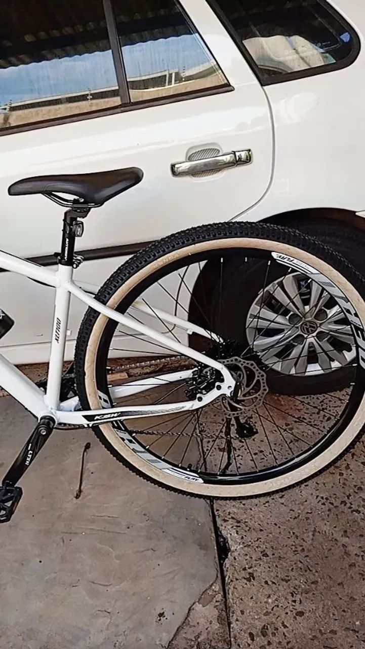Bicicleta Aro 29 Ksw 9v Freio Hidráulico Trava E K7 11/40 - Foto 2