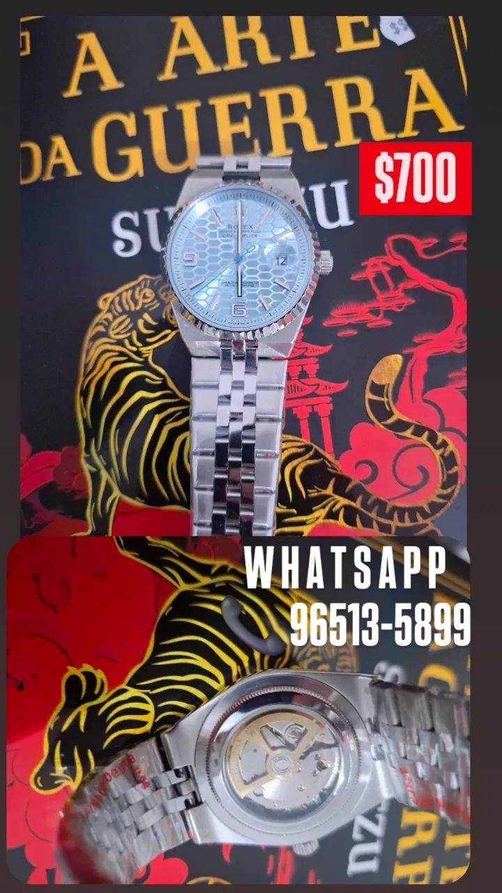 Relógio Rolex Modelo Land Dweller Mostrador Azul _ AUTOMÁTICO 