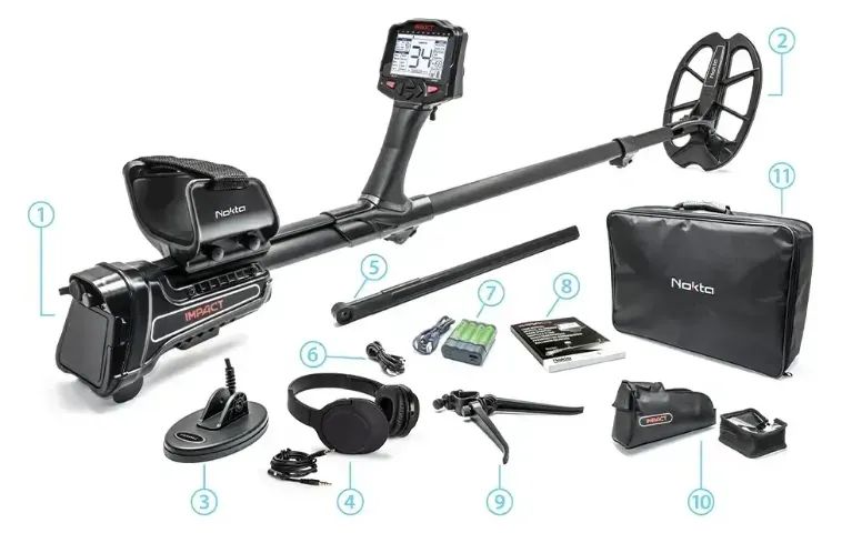 Detector de Metais Nokta Impact ProPack Completo