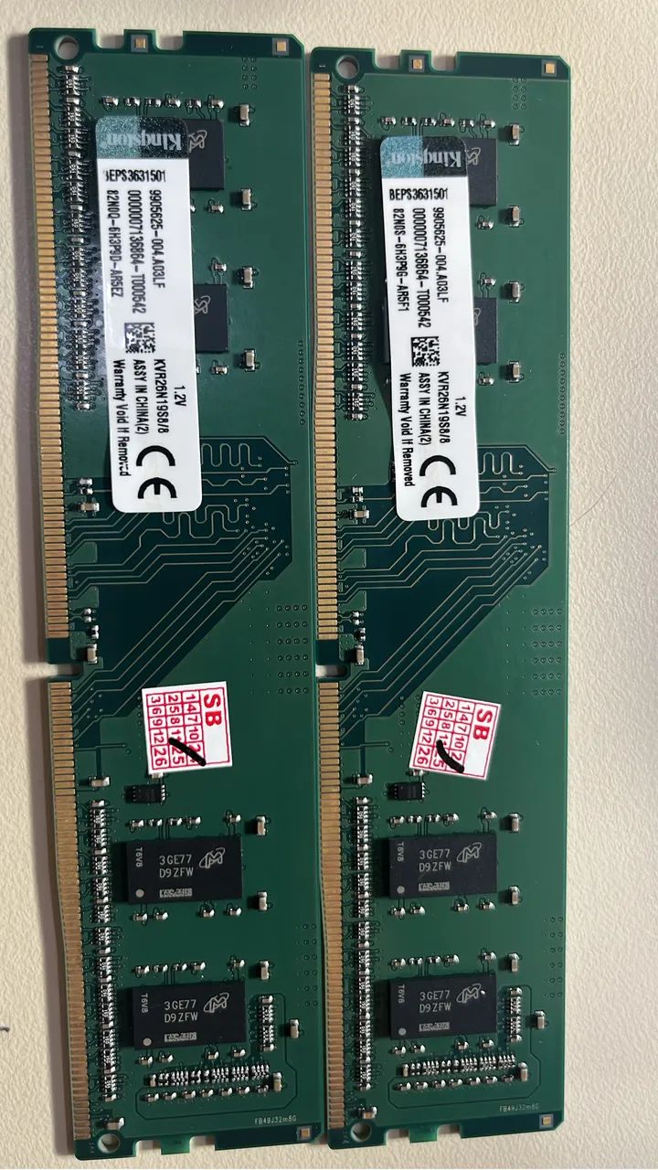 Memória ddr4 8gb