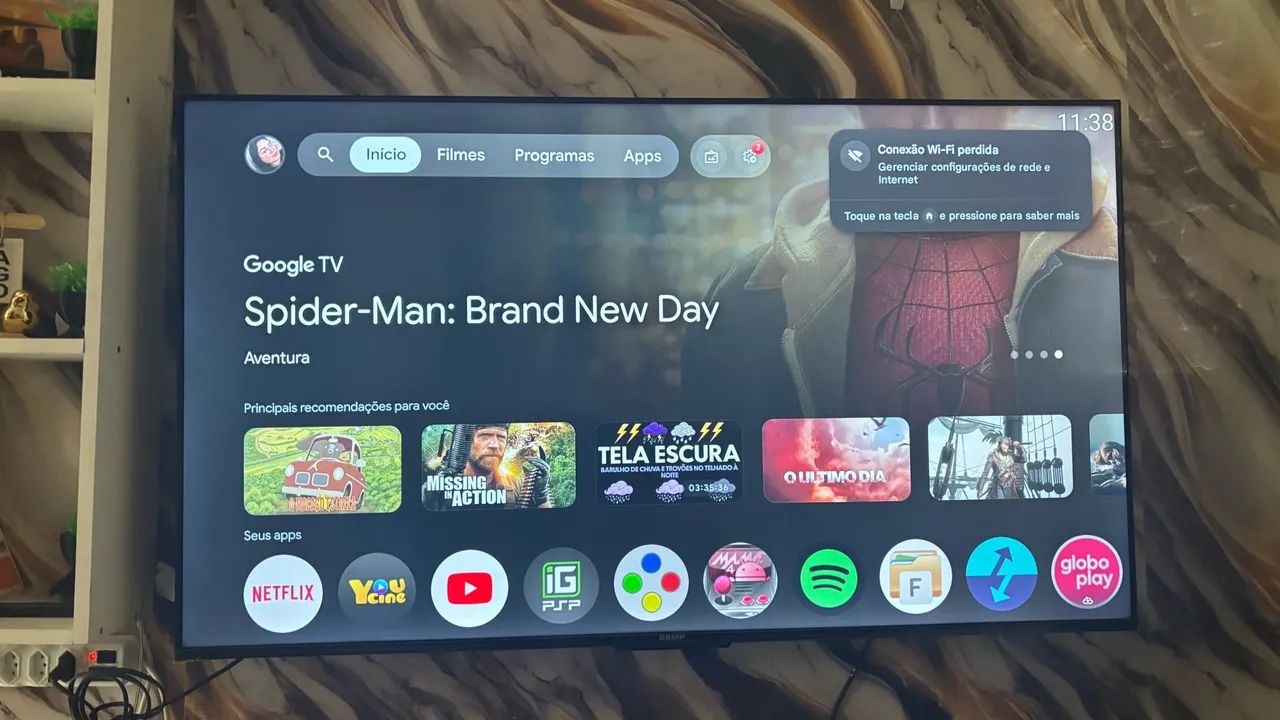 Vendo Smartv Android 55 polegadas - Foto 4