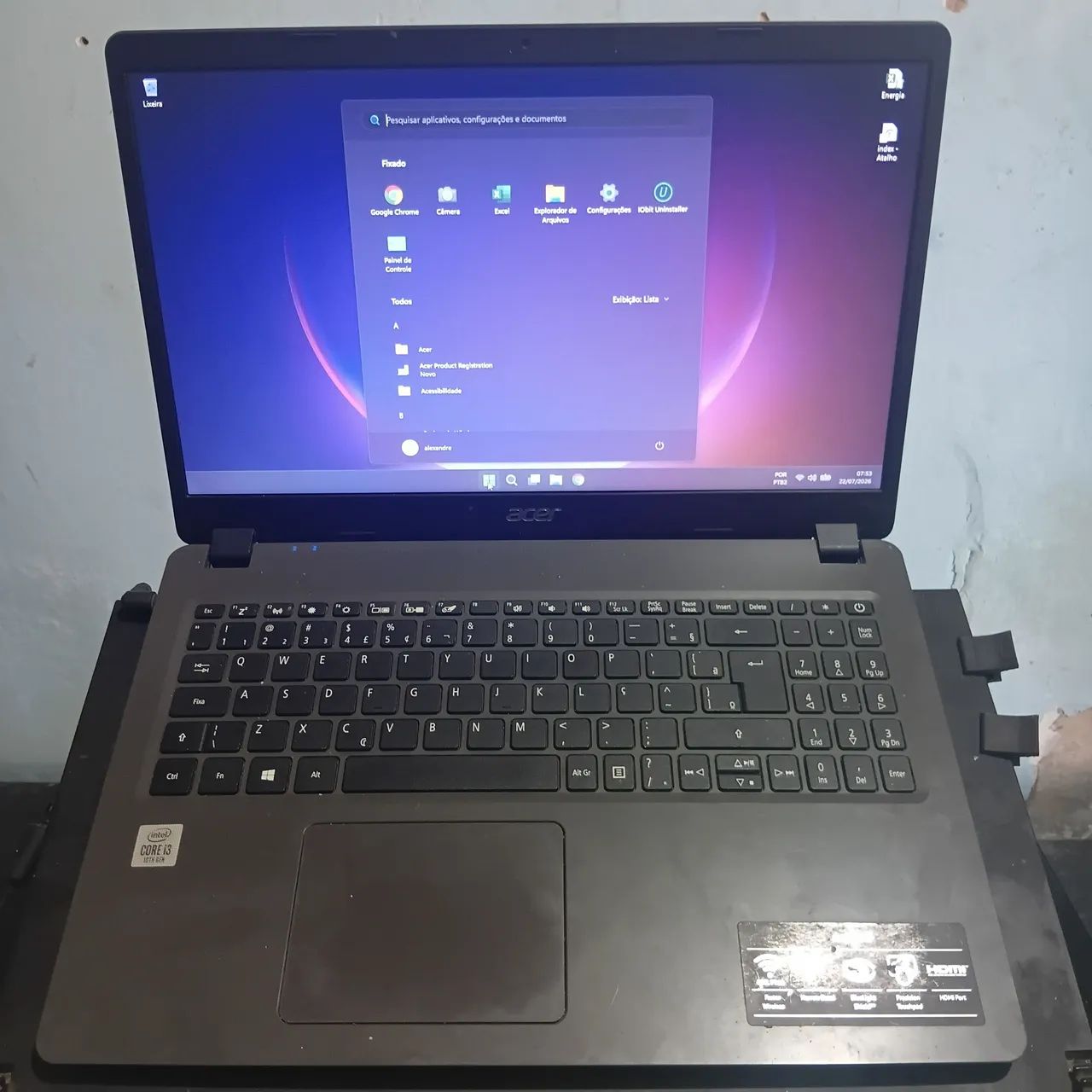 Notebook Acer Windows 11 - i3 Geração 10 - Foto 2