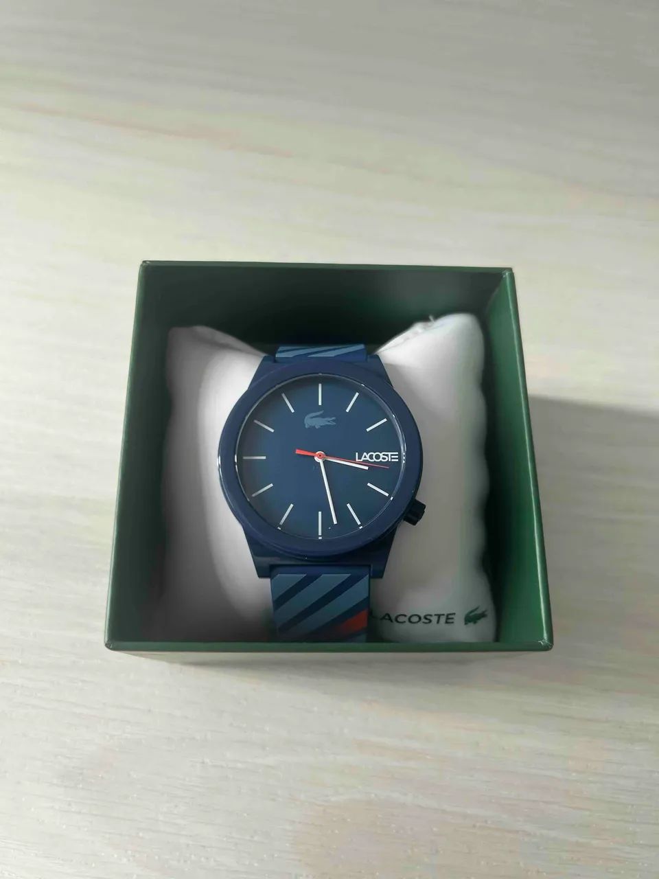 Relógio Lacoste Motion 2010934 Azul Silicone Original
