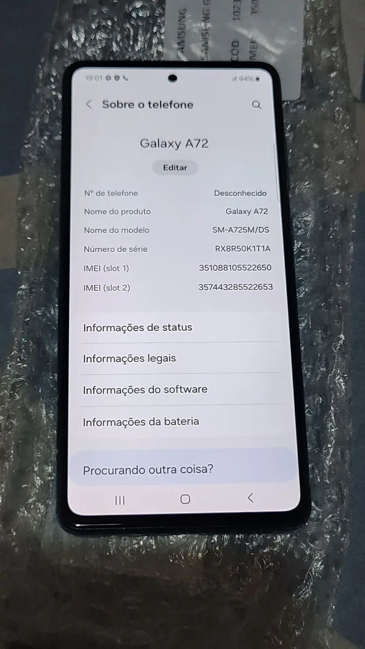 Samsung a72 128gb memória 6 ram , com NFC  - Foto 3