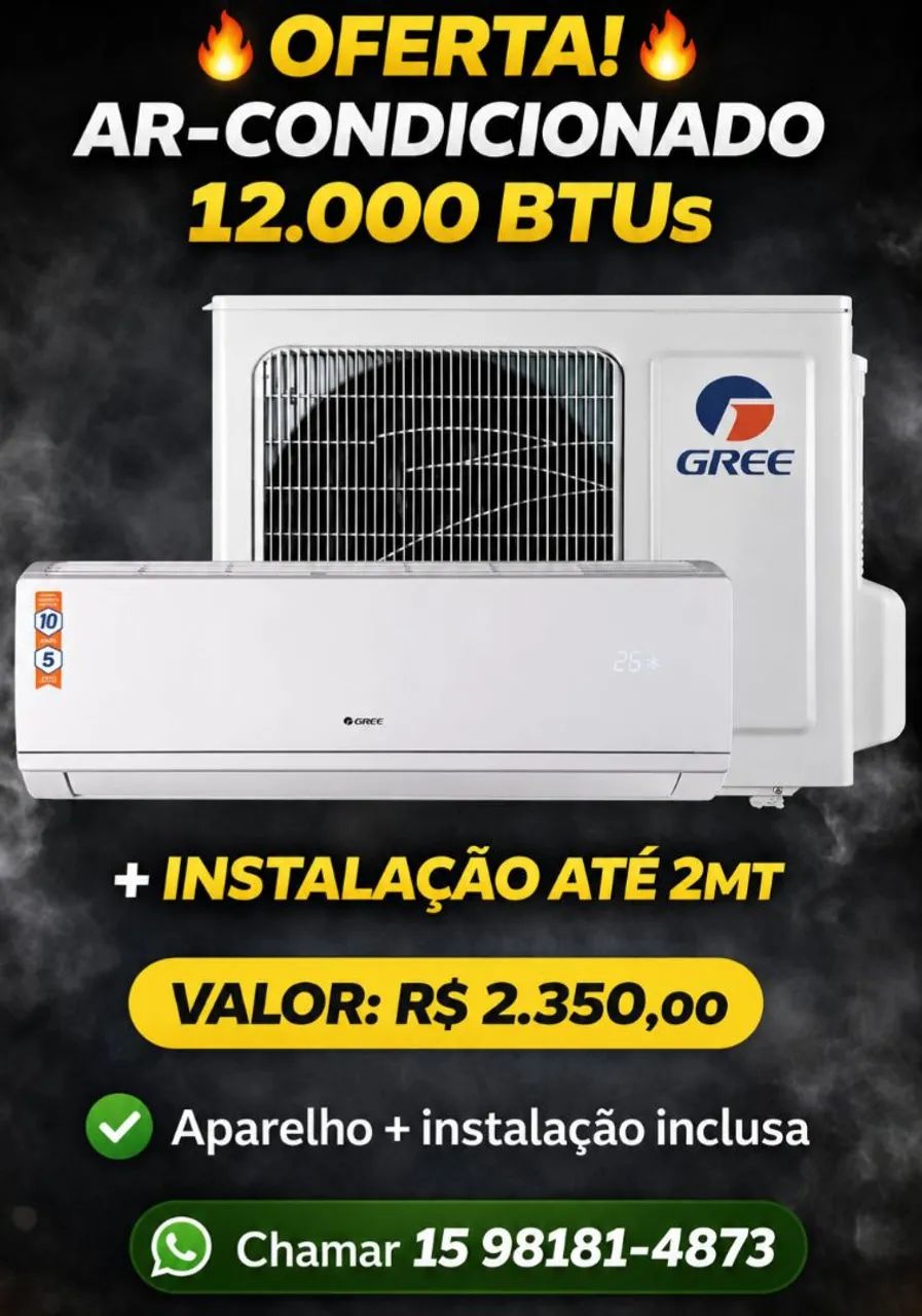 Ar condicionado 12000 btus
